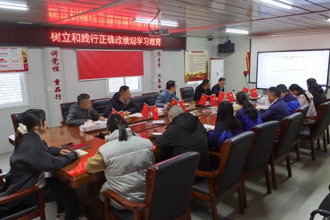 杭州湾跨海高铁大桥项目党支部召开“树立和践行准确政绩观学习教育”党员大会 (2)(1)